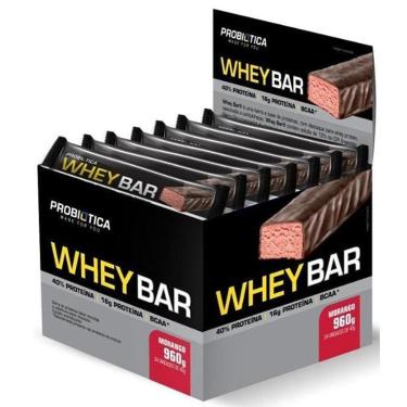 Imagem de WHEY BAR BARRA DE PROTEÍNA 24 UN PROBIOTICA-Unissex