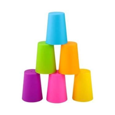 Imagem de Conjunto De Copos Empilháveis Para Crianças, Jogo Clássico De Treiname