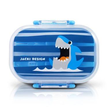 Imagem de Pote para Lanche Infantil 2 Andares Pimpolhos 400ml - Jacki Design, Az