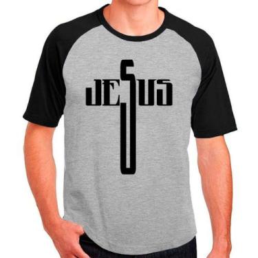 Imagem de Camiseta gospel jesus moda evangélica camisa masculina lançamento 03 -