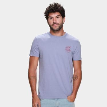 Imagem de Camiseta Ellus Casual Masculina, Azul escuro, G