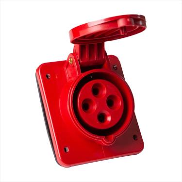 Imagem de Tomada de Embutir Industrial 3P+T 32 A 380-415 Vca 6 H Tramontina