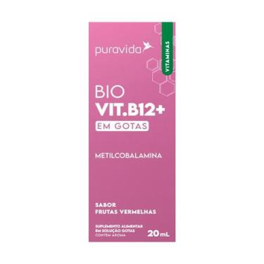 Imagem de Bio Vit B12 Metilcobalamina em Gotas 20ml Puravida