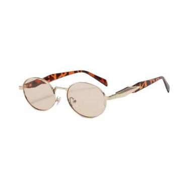 Imagem de Óculos De Sol Unissex De Luxo, Estilo Oval Redondo, Moda E Elegância P