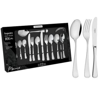 Imagem de Faqueiro Aco Inox 101 Peças Monaco - Tramontina