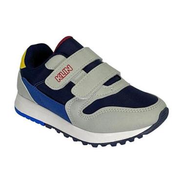 Imagem de Tênis Klin Walk Mini 216133 Marinho/Gelo/Royal, Marinho, Gelo, Azul, 2