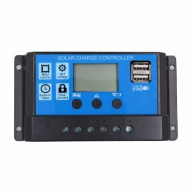 Imagem de Controlador Carga De Painel Solar 10a Regulador Com Lcd Usb - RBL