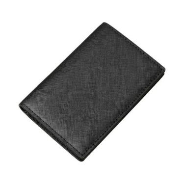 Imagem de Carteira Masculina De Couro Genuíno De Alta Qualidade Com Múltiplos Sl