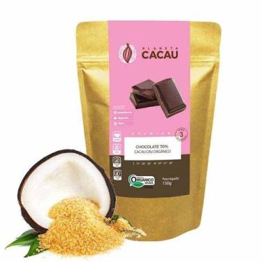 Imagem de Chocolate 70% Cacau Cru Orgânico Premium 150g - Planeta Cacau