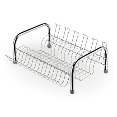 Imagem de Escorredor de Louças p/ 15 Pratos e 6 Copos c/ Porta Talheres Arthi