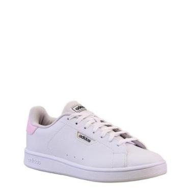 Imagem de Tênis Casual Branco e Rosa Urban Court | Adidas-Feminino
