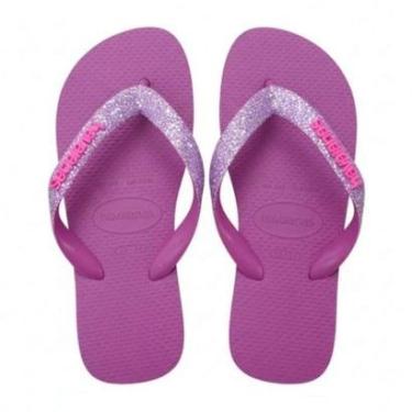 Imagem de Chinelo Havaianas Top Glitter Nein - Feminino - Rosa-Feminino
