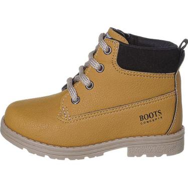 Imagem de Bota Infntil Menino Confortável Jeca Jequinha - Redmax, Mostarda, 35 B