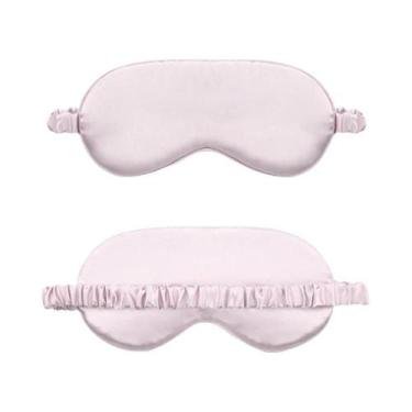 Imagem de Máscara De Sono 3D De Seda Natural Dupla Face Portátil Para Viagem Pro