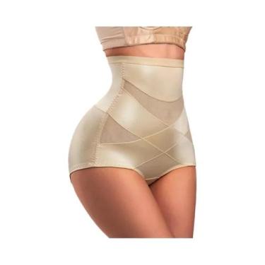 Imagem de Calcinha Modeladora Feminina De Cintura Alta Com Controle De Barriga, 