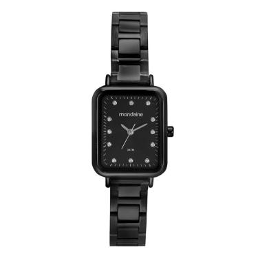 Imagem de Relógio MONDAINE feminino analógico preto 32780LPMVPE3