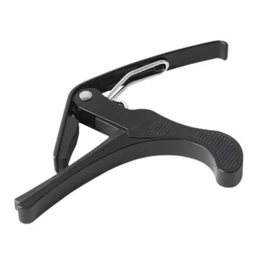 Imagem de Capotraste de Alumínio Nwt para Violão e Guitarra com Ajuste Seguro e Pressão Uniforme Preto NWT