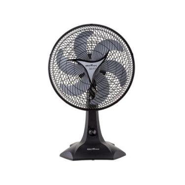 Imagem de Ventilador de Mesa Turbo Protect 6 Pás 30cm Britânia Preto , Preto e C
