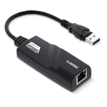 Imagem de Conversor USB 3.0 Para RJ-45 Gigabit Ethernet Comtac 9392