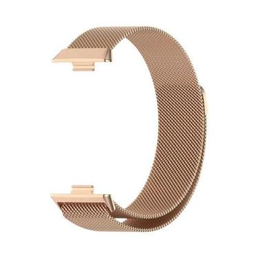 Imagem de Pulseira De Metal Magnética Milanese Para Huawei Watch Fit 3 4 4 pro C