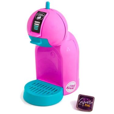 Imagem de Cafeteira Cozinha Infantil Vermelho Capsula Cafe Rosa Oferta - - Altim