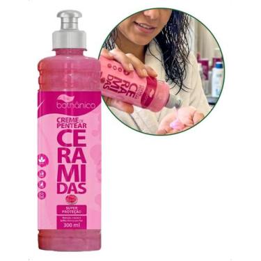 Imagem de Creme de Pentear Ceramidas 300ml Tok Bothanico Nutrição Brilho Intenso