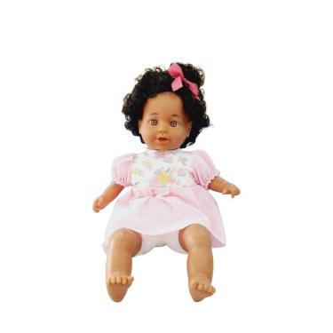 Imagem de Boneca Valentina Negra Fala Frases - 54 cm - 1094 - Bee Toys