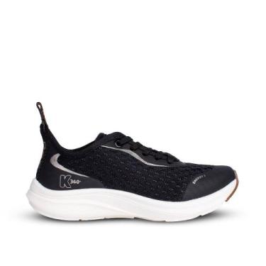 Imagem de Tênis Infantil Menina Kidy K360 Energy 2 Preto e Crepe -, 31, Preto, C