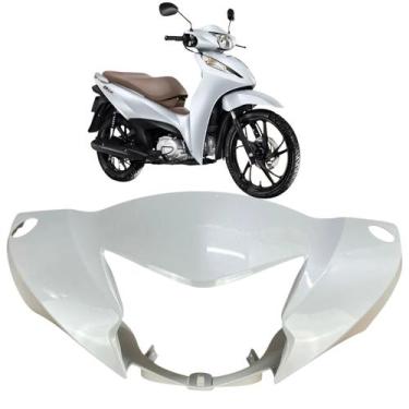 Imagem de Carenagem tampa capa do farol honda biz 125 ex branco hakuji 2025 2026