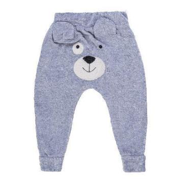 Imagem de Calça saruel em plush com orelhinhas infantil bebê Ralakids , M