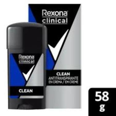 Imagem de Desodorante Rexona Clinical Clean Masculino Creme 58g