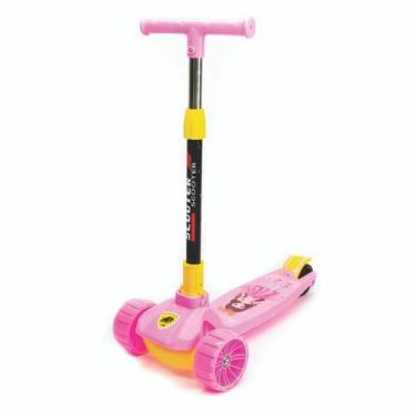 Imagem de Patinete Dobravel Roda Grande Luz Led Altura Ajustavel Freio - Pati Mi