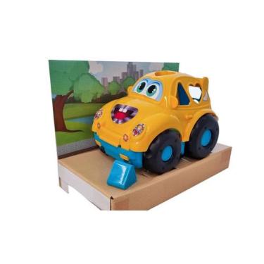 Imagem de Brinquedo Geometrix Carrinho Didático Educativo Mundo Mágico - Playduo