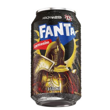 Imagem de Refrigerante Fanta Carmesin 350ml Edição Limitada Xbox