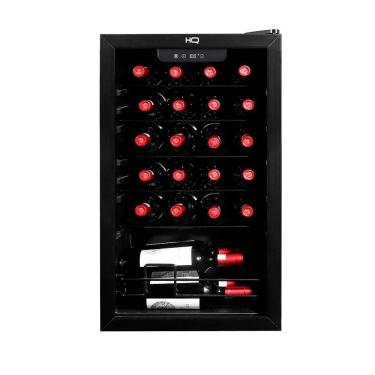 Imagem de Adega de Vinhos HQ 75 Litros 24 Garrafas Preto AV24H 220V