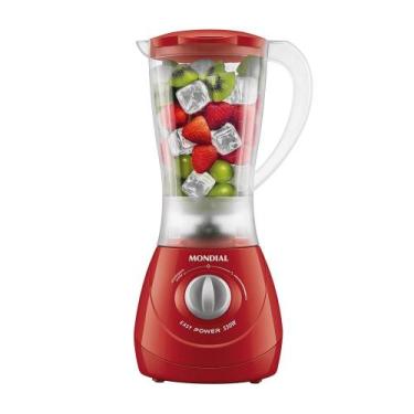 Imagem de Liquidificador mondial c/ copo 550w 1,9l, Vermelho, 220V