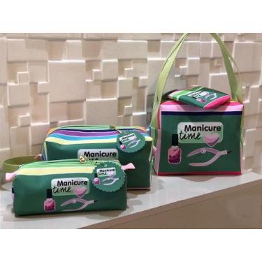 Imagem de Kit de Manicure com Mini Necessaire e Estojo Impermeável - Ira Si Bord