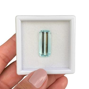 Imagem de Água Marinha Baguete Retangular 13,09ct - SP GEMAS