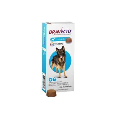 Imagem de Bravecto antipulgas e carrapatos para cães de 20 a 40 kg msd