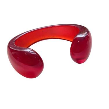 Imagem de Bracelete Acrílico Translúcido com Abertura - - Pistache Acessórios, V
