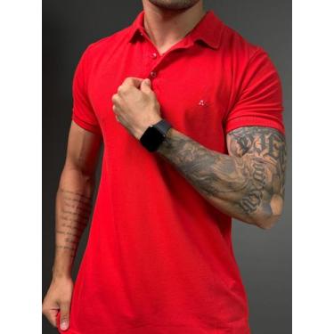 Imagem de Camisa Polo Aramis Algodão Duplo Pima, Marrom, M