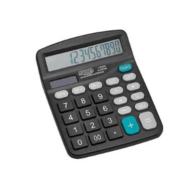 Imagem de Calculadora grande 12 dígitos de Mesa preta brw cc3000, 3
