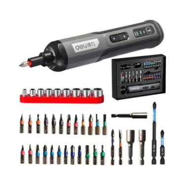 Imagem de Conjunto De Chave De Fenda Elétrica Sem Fio Com Torque Máximo De 5N.m 