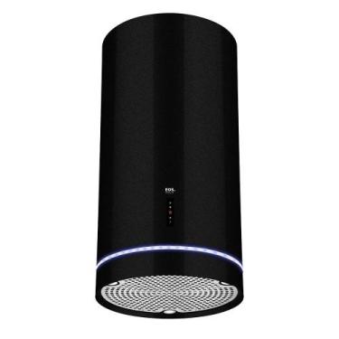 Imagem de Coifa e Depurador de Ilha EOS 35cm Premium Redonda Preto Inox EPCO40IR