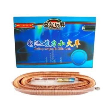 Imagem de Trem Educacional STEM Para Crianças Com Bateria Eletromagnética, Tubo 