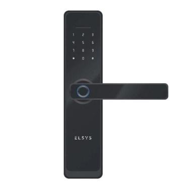 Imagem de Fechadura Digital De Embutir Wi-Fi Com Biometria Esf-De4000B - ELSYS