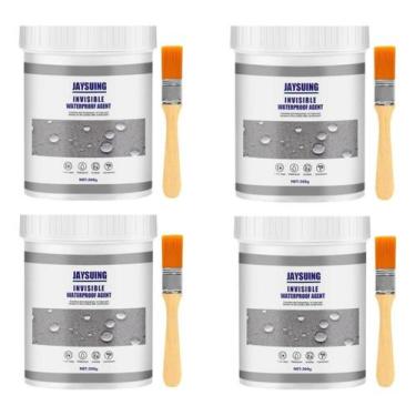 Imagem de Kit 4 Selante Para Infiltrações 300g Pincel - CREVO