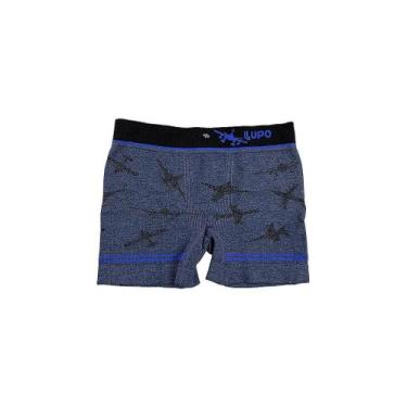 Imagem de Cueca Boxer Infantil Microfibra Cós Lista Lupo - Conforto e Estilo, Ju