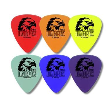 Imagem de Palheta BORI HARPEX Nylon Ponta Flexivel Grip Antiderrapante para Viol