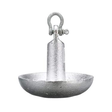 Imagem de SEACHOICE Âncora de cogumelo 41340 - Ferro fundido - Pintada em alumínio duplo - 6,8 kg - Para barcos até 4 metros